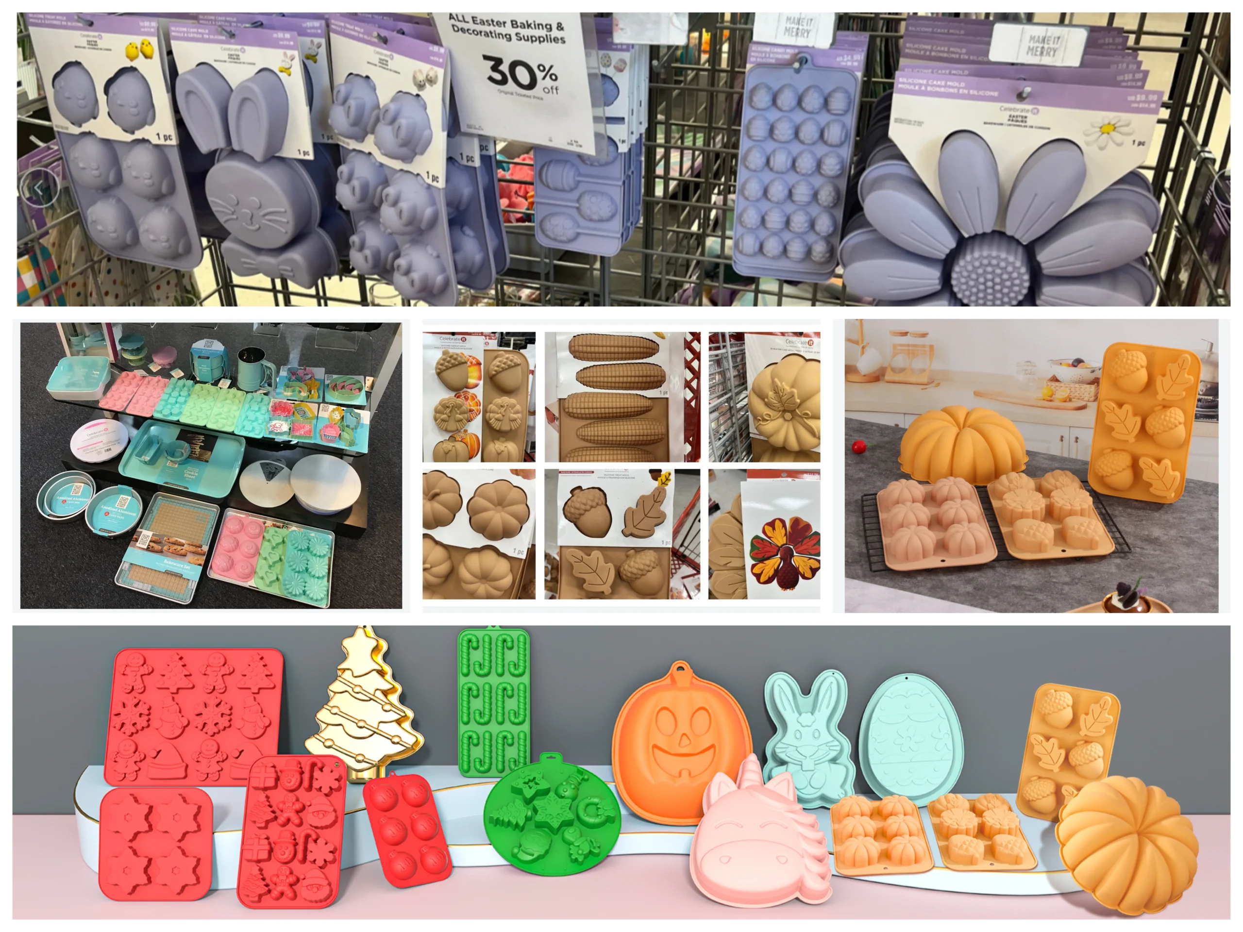 Silicone Baking Molds Collection